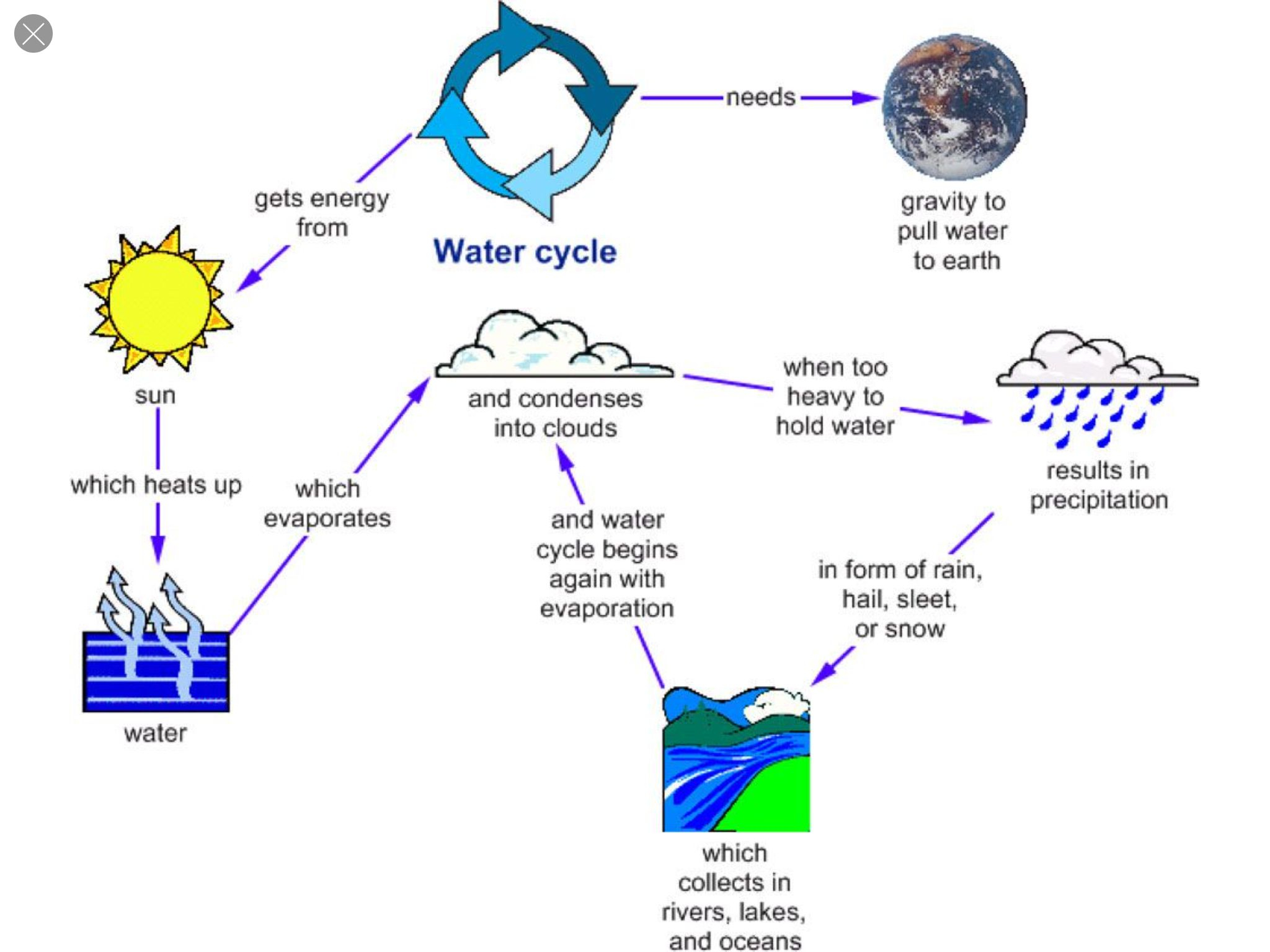 Mind Map Concept Map Water Cycle Mind Map Concept Map Water Cycle